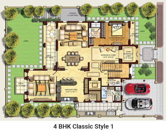 North Park Villa - 4BHK Classic