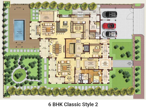North Park Villa - 6 BHK Classic Style 2