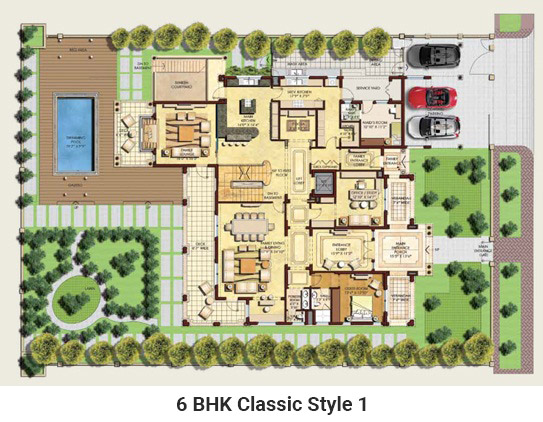 North Park Villa - 6 BHK Classic Style 1